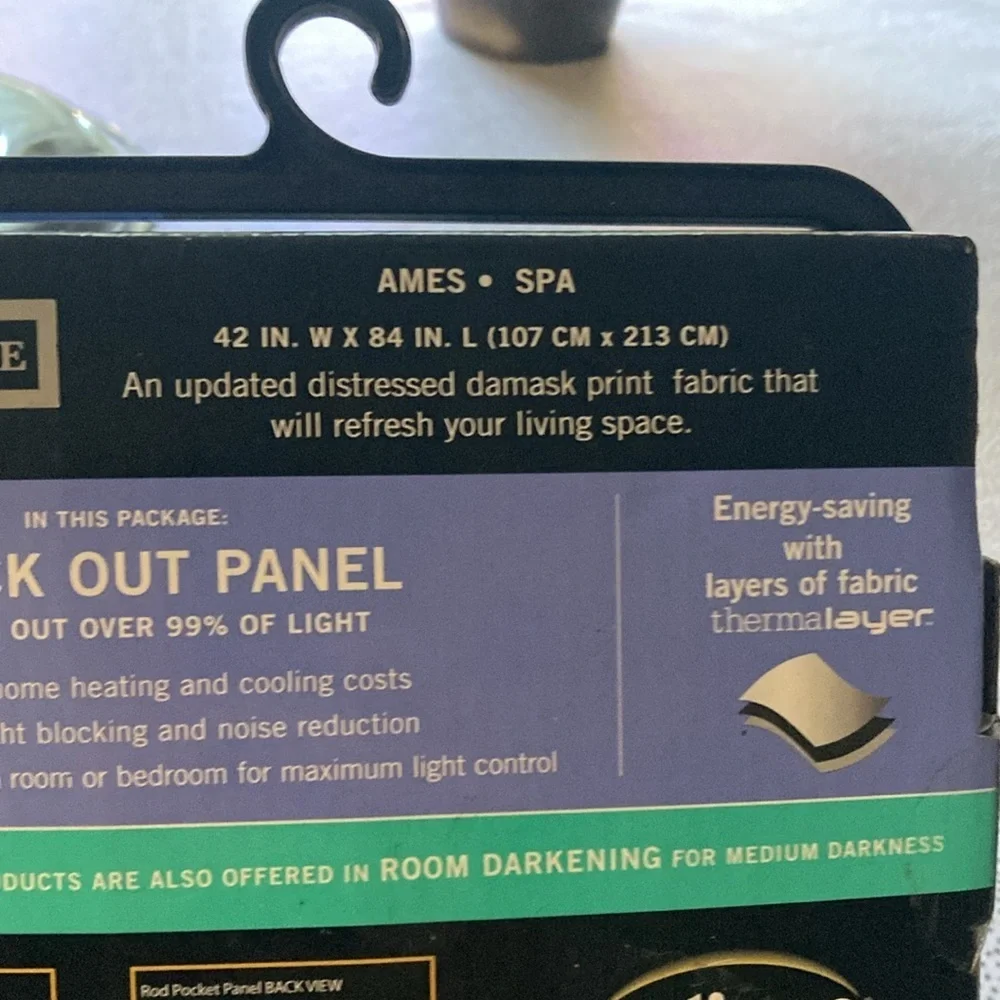 Eclipse black out panel 1 42in w x84 in L blocks out over 99% of light n…